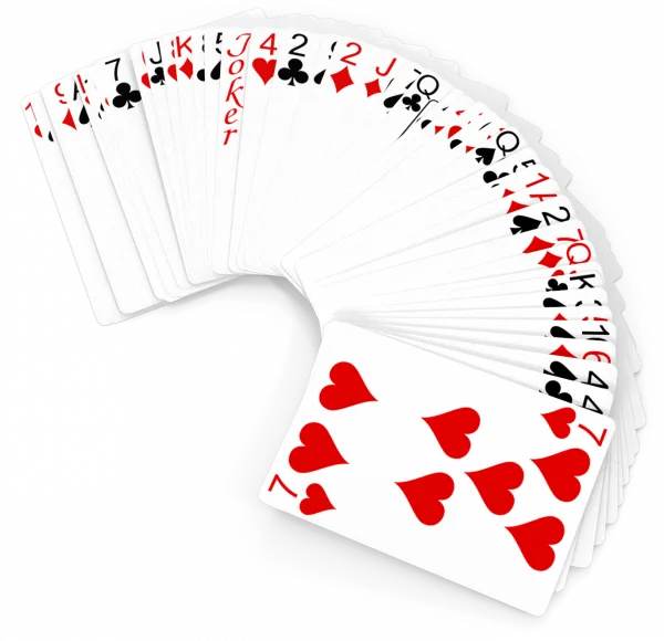 Row of Playing Cards
